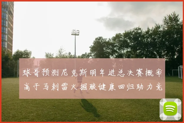 球哥预测尼克斯明年进总决赛概率高于马刺雷火掘狼健康回归助力竞争